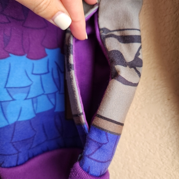 Fortnite Supply Llama Hoodie Zip Front Fleece Sweatshirt Jacket Size L - Picture 11 of 16